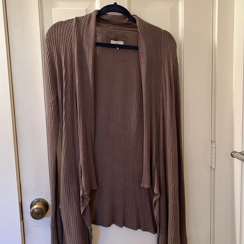 Cupio Cardigan w Drapey Sides